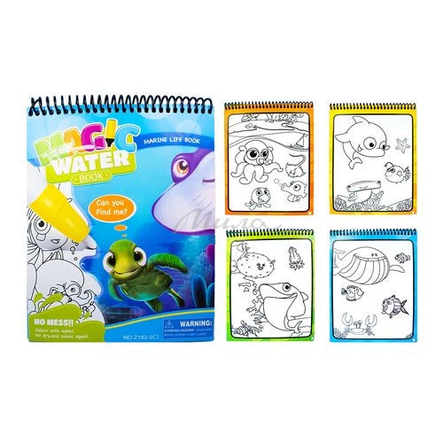 Reusable Magic Water Coloring Book