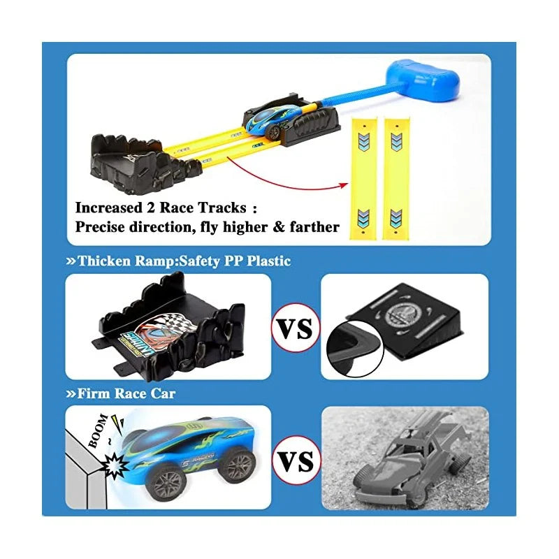 Car Launcher Champion Racing Track Set