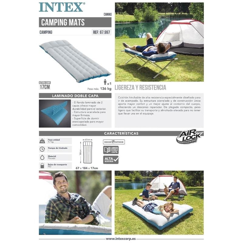 INTEX Air Camping Mat 67x184x17cm