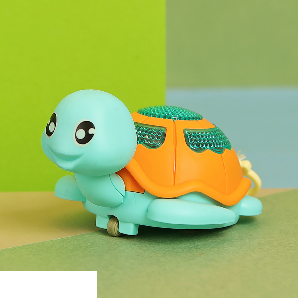 1Pc Cute Turtle Pull Toy With Lights