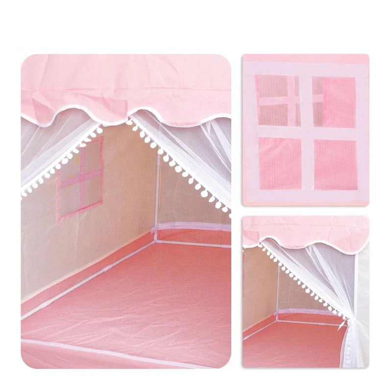 Castle Paradise Play Tent House 100"120"135"cm - Pink
