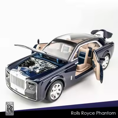 1:24 Diecast Rolls Royce Sweptail Model Car
