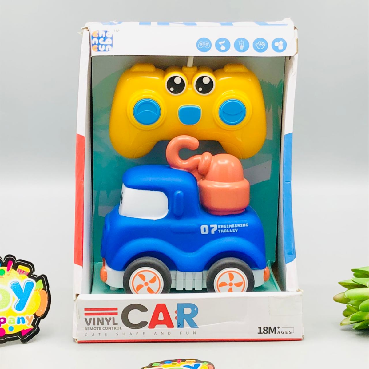 Remote Control Mini Concrete Mixer Vinyl Car