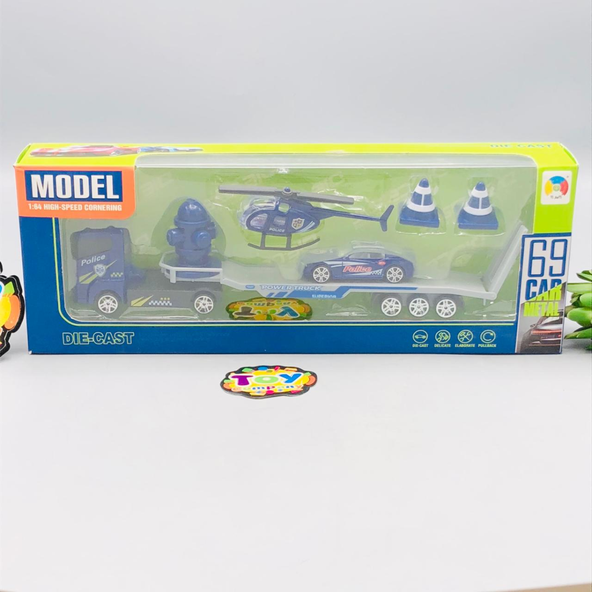 1:64 Alloy Police Transport Vehicle Set