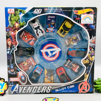 1:42 Alloy Marvel Avengers Cars Set - 6Pcs