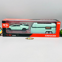 1:32 Diecast Tesla Cyber Truck With Trailer