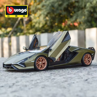 Bburago 1:24 Lamborghini Sian FKP 37 Model - Green