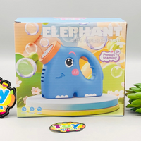 Electric Cute Elephant Colorful Bubble Machine