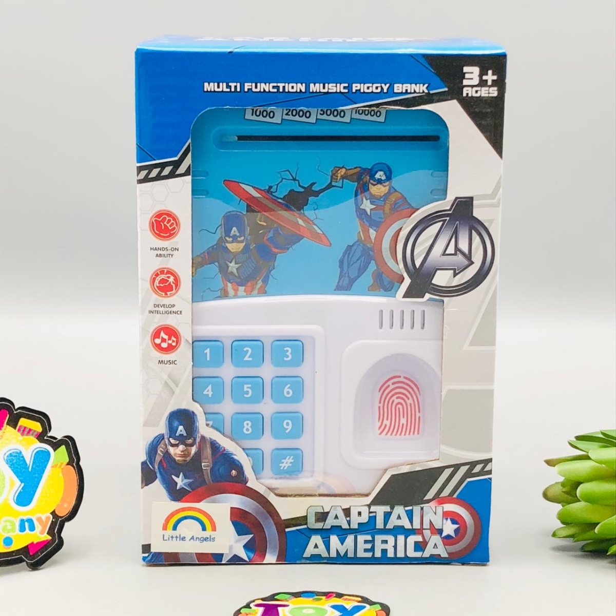 Avengers Fingerprint & Password Unlock ATM Machine