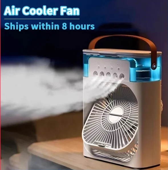 4in1 Air Conditioner Humidifier Fan With Lights