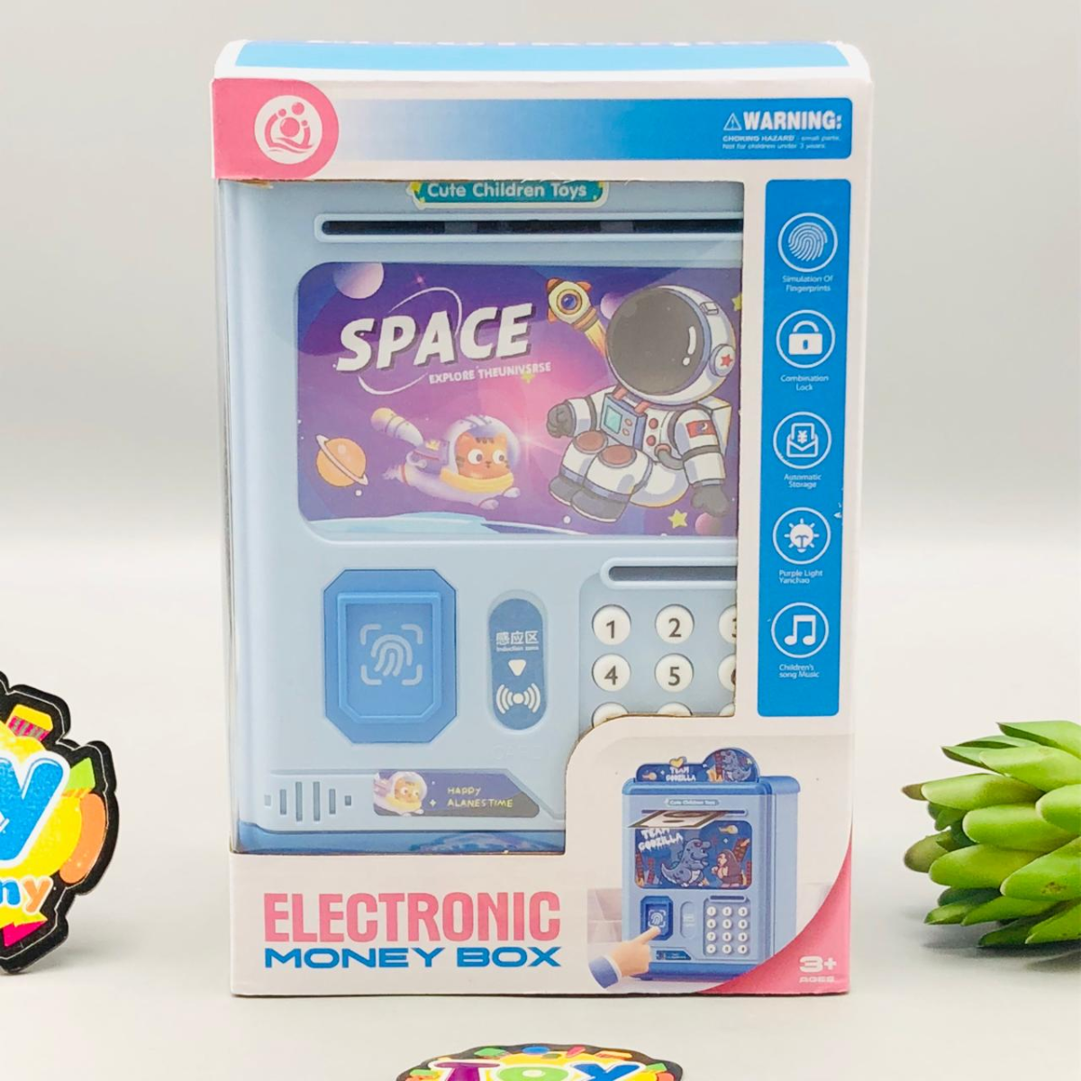 Space Multi-functional Kids Money Saving ATM Machine