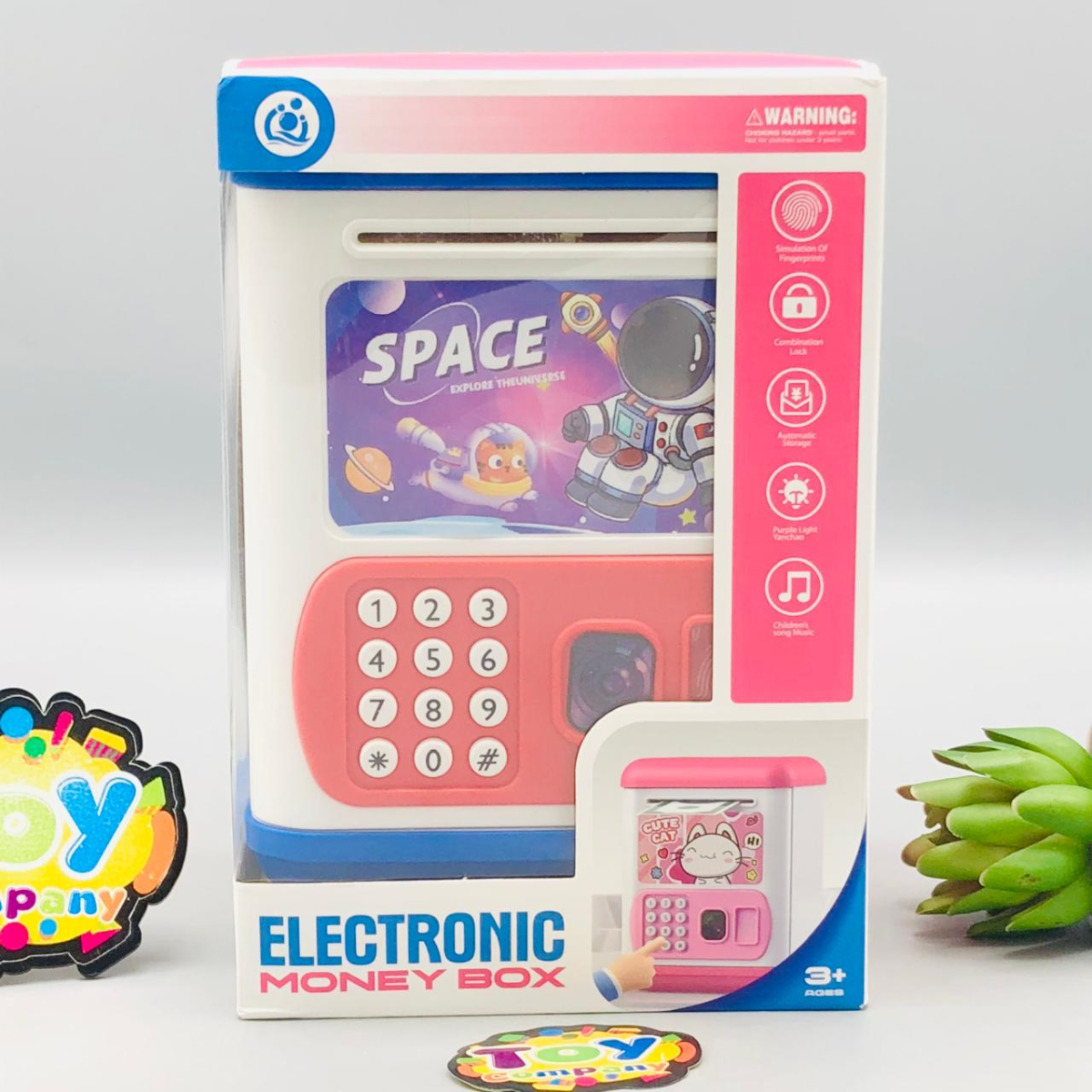 Spaceman Multi-functional Kids Money Saving ATM Machine