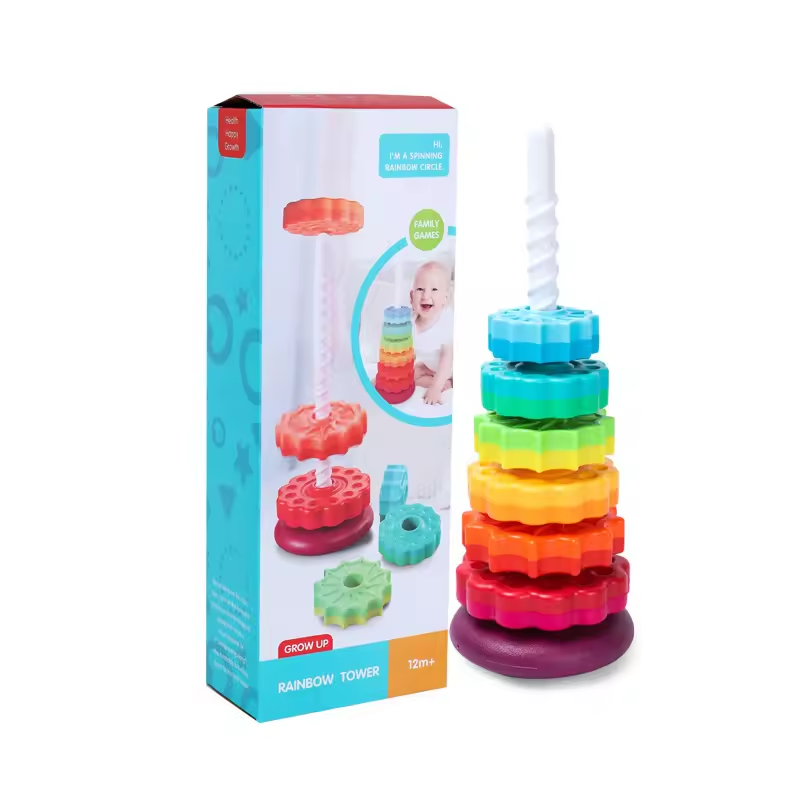 Rainbow Tower Toy For Kids