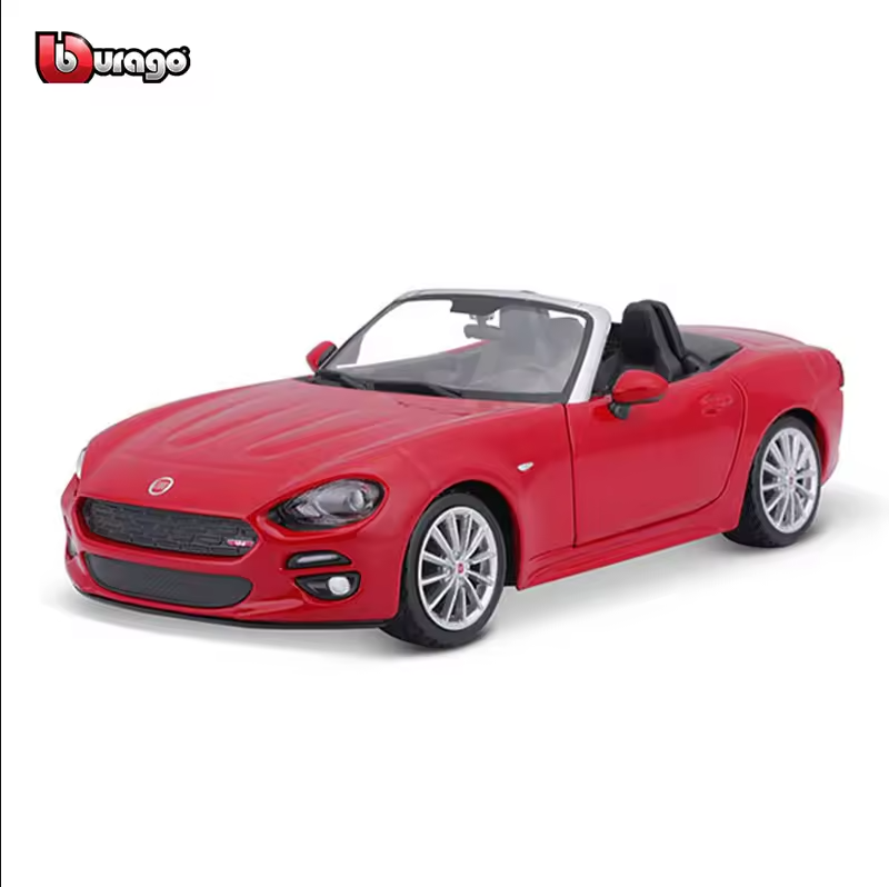 Bburago 1:24 Diecast Fiat 124 Spider Model