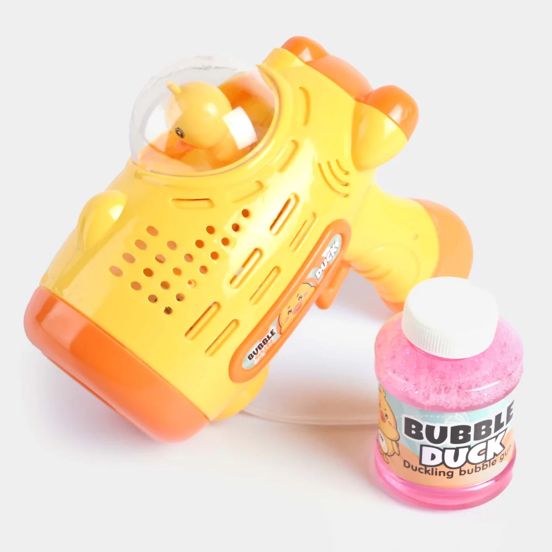 Duck Colorful Bubble Gun With Light & Music