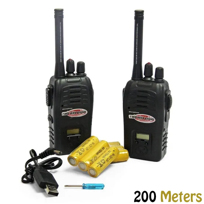 2Pcs Wireless Walkie Talkie