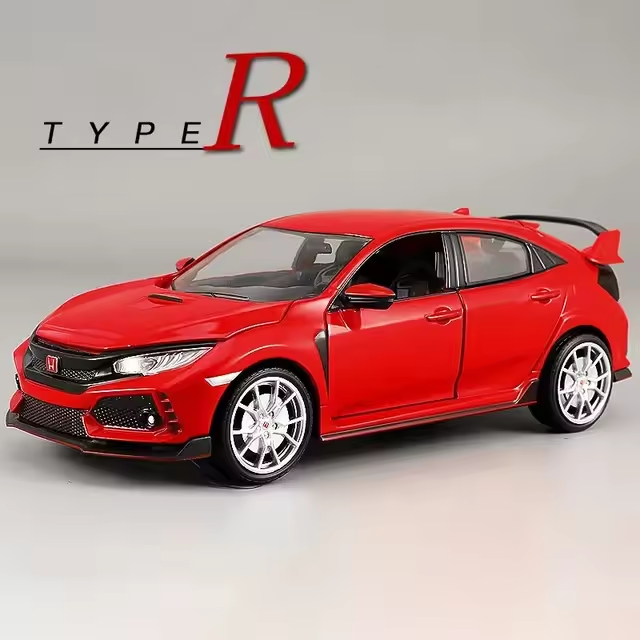 1:24 Diecast Honda Civic Type-R Model Car