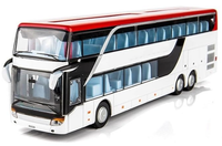 1:30 Diecast Double Decker Urban Transport Bus Model