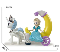 Electric Sofia Moon Carriage Toy With Light & Music