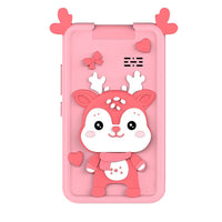 Kids Deer Rotatable Lens Digital Touch Phone