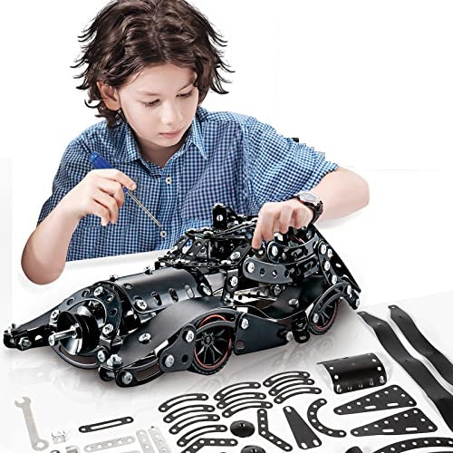 332Pcs Hot Wheel DIY Tech Bricks Racing Car