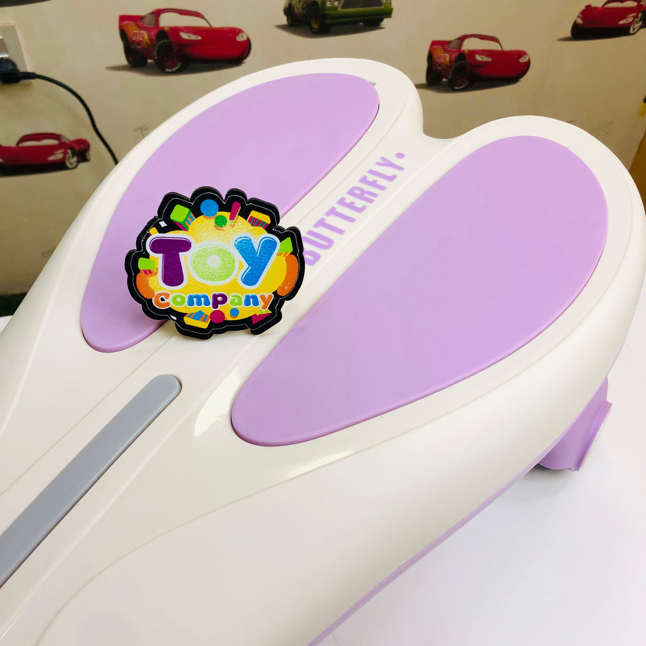 Kids Butterfly Ride-on Auto Walker Twist Car - Purple