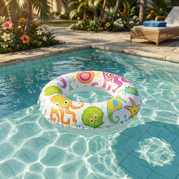 Intex Recreation Lively Print Swim Ring - 20"