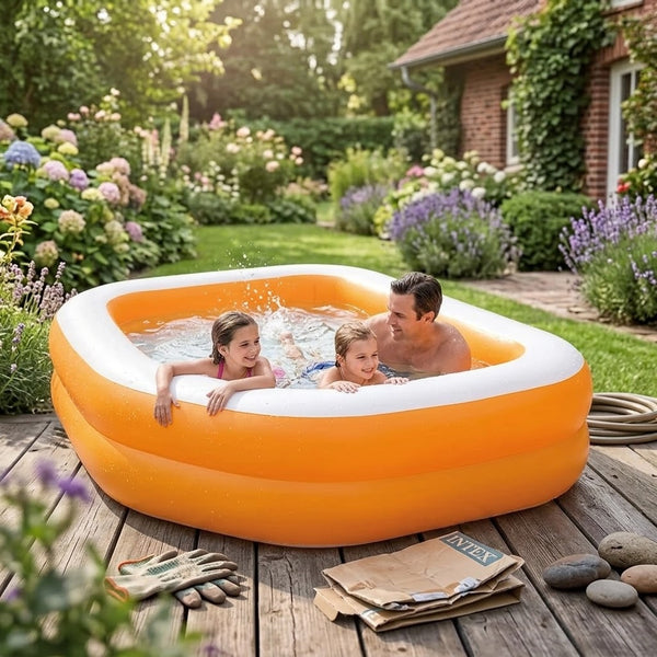Intex Mandarin Swim Center Family Swimming Pool - 90"x58"x18"