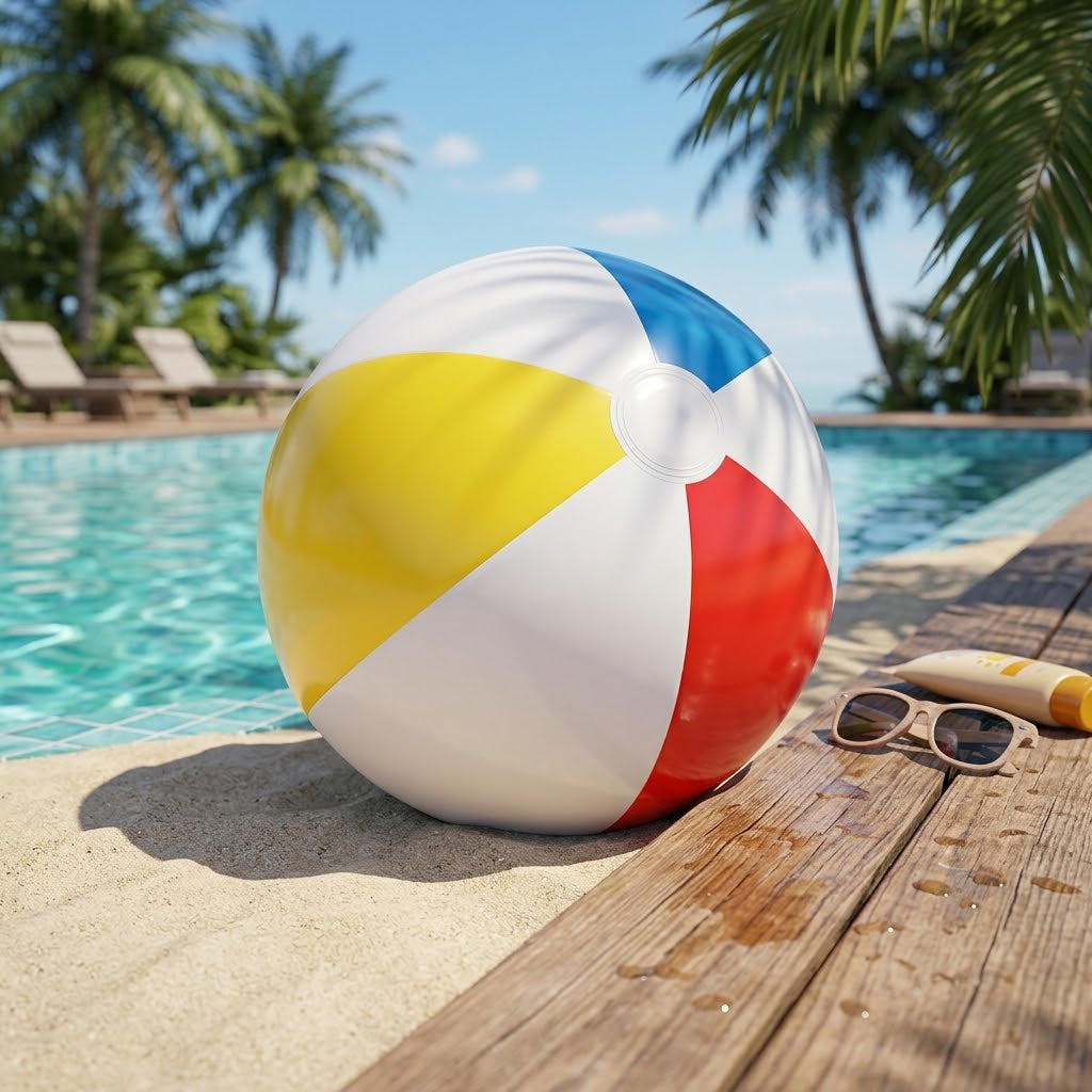 Intex Beach ball Gloosy Panel Ball - 20'' ( 51cm )