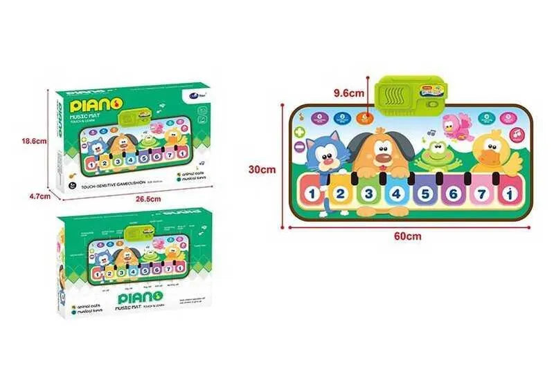 Funny Animal Piano Musical Play-Mat (60x30cm)