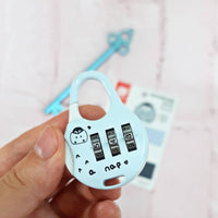 Thumbnail for 1Pc Mini 3 Digit Secret Password Lock - Assortment
