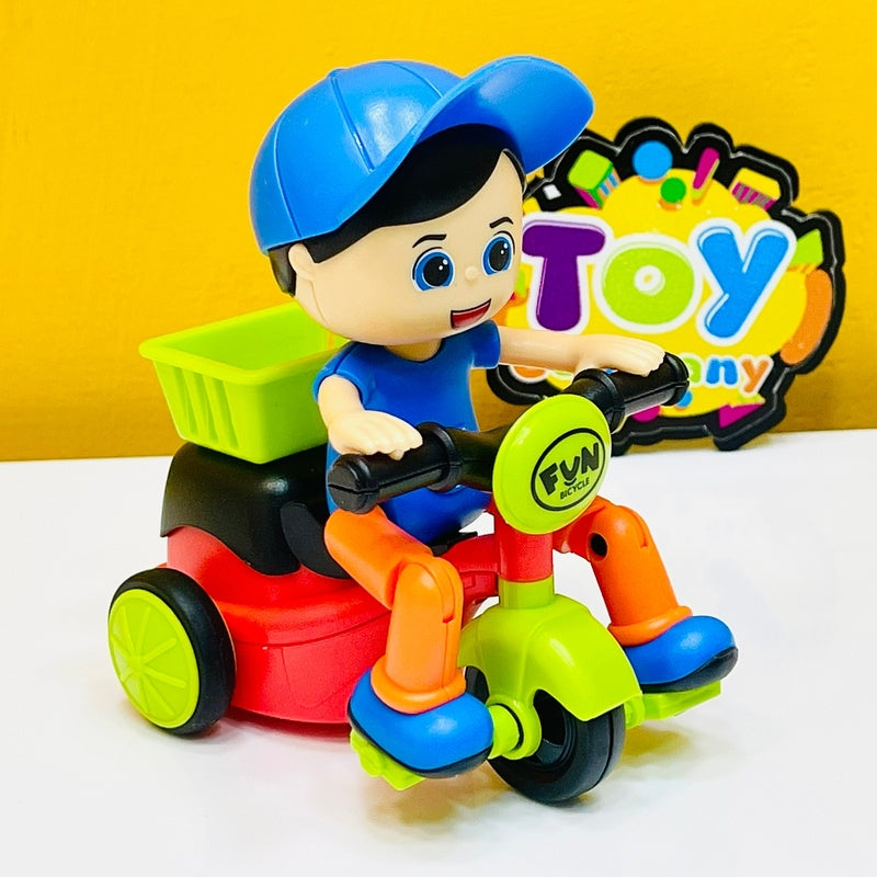 Kids Inertial Tricycle Delivery Boy Car - 1Pc