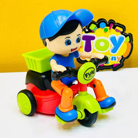 Kids Inertial Tricycle Delivery Boy Car - 1Pc