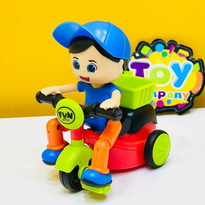 Kids Inertial Tricycle Delivery Boy Car - 1Pc