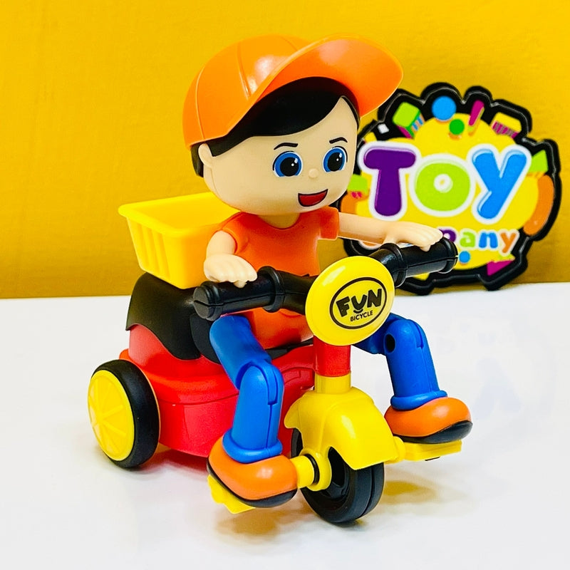 Kids Inertial Tricycle Delivery Boy Car - 1Pc