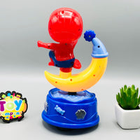 Musical Rotating Spider-Man Moon Cake