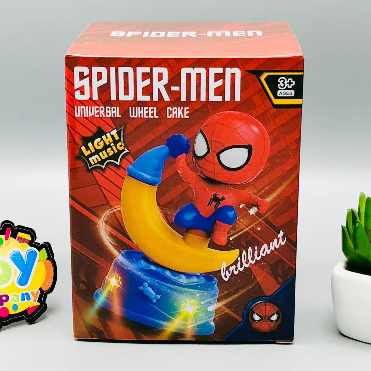 Musical Rotating Spider-Man Moon Cake