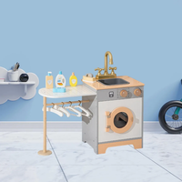 Mini Wooden Pretend Play Washing Machine