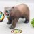1Pc Premium Brown Bear Animal Figure Toy