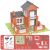 460Pcs DIY Brick Layers Building House
