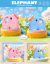 Electric Cute Elephant Colorful Bubble Machine