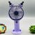 Rechargeable Kuromi Handheld & Desktop Fan 