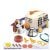 Plush Dog With Pet Bus Cage & Accessories
