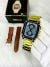 Gen-10 Smart Metal Watch With Gold & Lather Belt