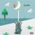 Rechargeable Cute Cartoon Moon Design Table Lamp