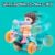 Electric Girl Riding Stunt Tricycle With Light & Music
