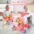 Huanger 2in1 Baby Musical Walker & Activity Table - Pink