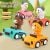 Mini Inertial Press & Go Animal Vintage Car - 1Pc