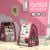 72cm Multi-functional Artistic Drawing Board With Book Shelf - Pink