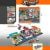 3in1 DIY Station Set With 6Pcs Alloy Cars